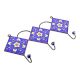 Navy Blue And Yellow Tiny Flower Ceramic Tiles Hooks Online